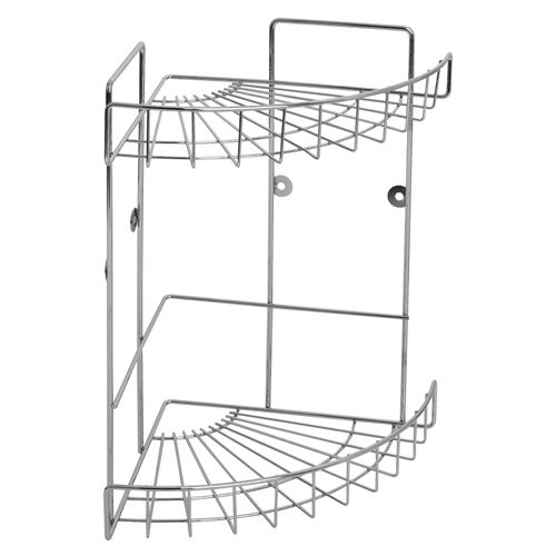 Organizador para baño Mainstays de acero cromado - 38 cm