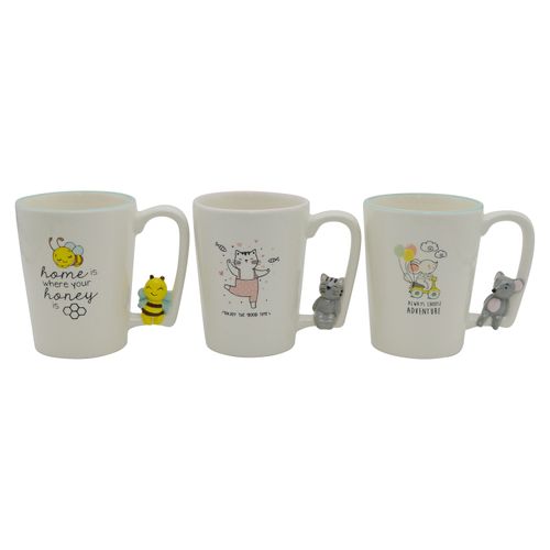 Taza Mainstays De Cerámica Con Figura De Animal