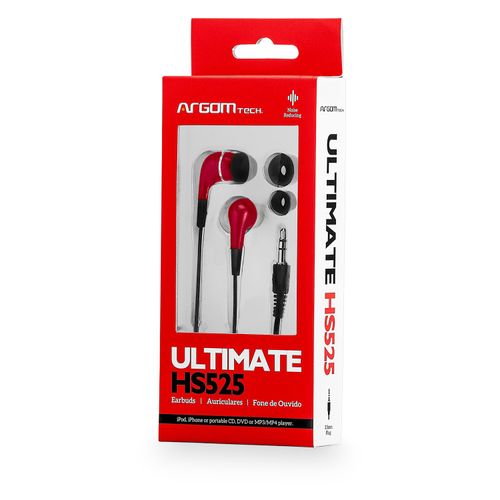 Argom Audifo Ergonomico 525 Rojo