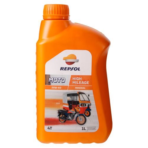 Repsol Moto High Mileage 4T 25W60 1 Lt