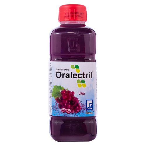 Suero Oral Oralectril Adulto Uva 500ml