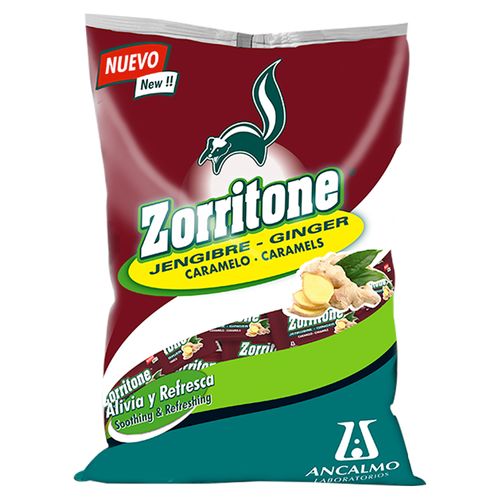 Zorritone Caramelo Jengibre 15 Unidades  -Precio indicado por Unidad-