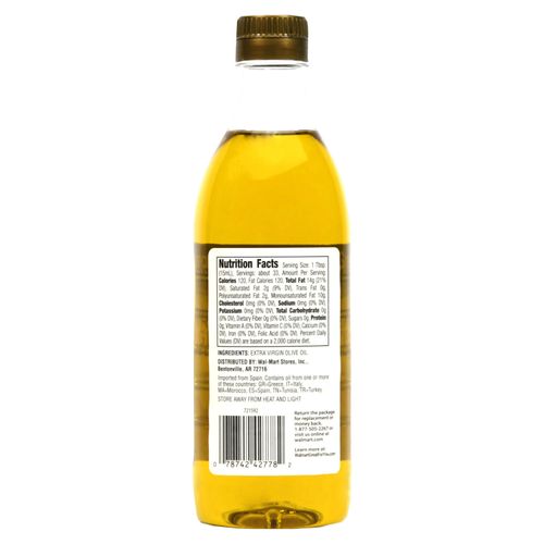 Aceite de olivo extra virgen Great Value botella  - 502 ml
