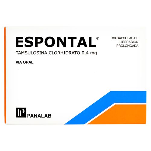 Espontal 0.4Mg X30 Cápsulas  -Precio indicado por Unidad-