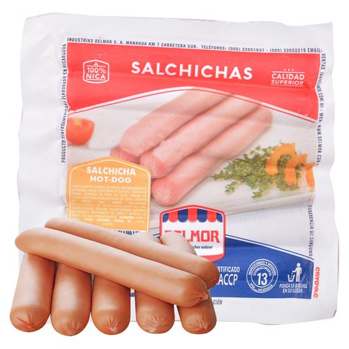 Salchicha Delmor Hot Dog - 227Gr