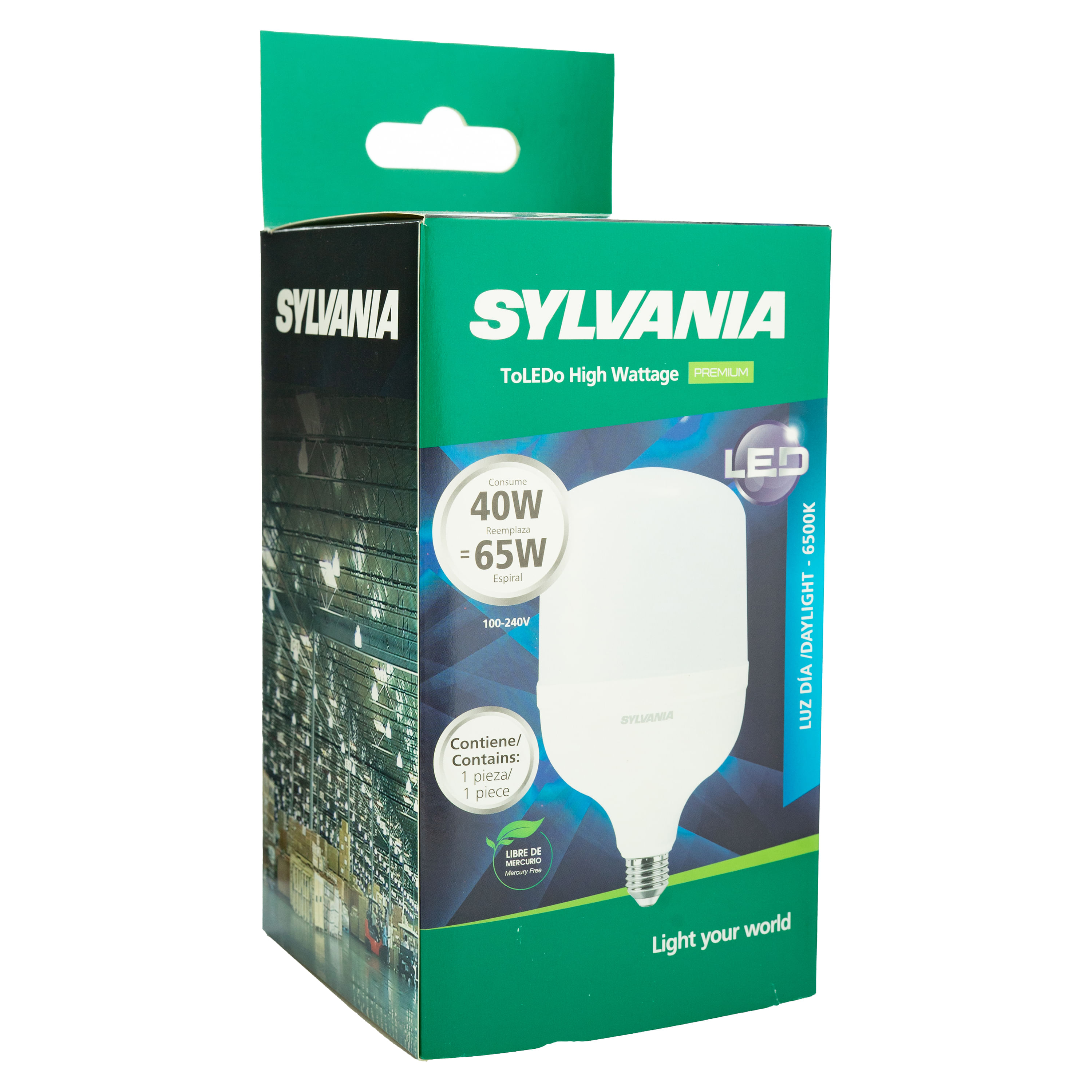 Focos Led Alta Potencia Sylvania 40W 