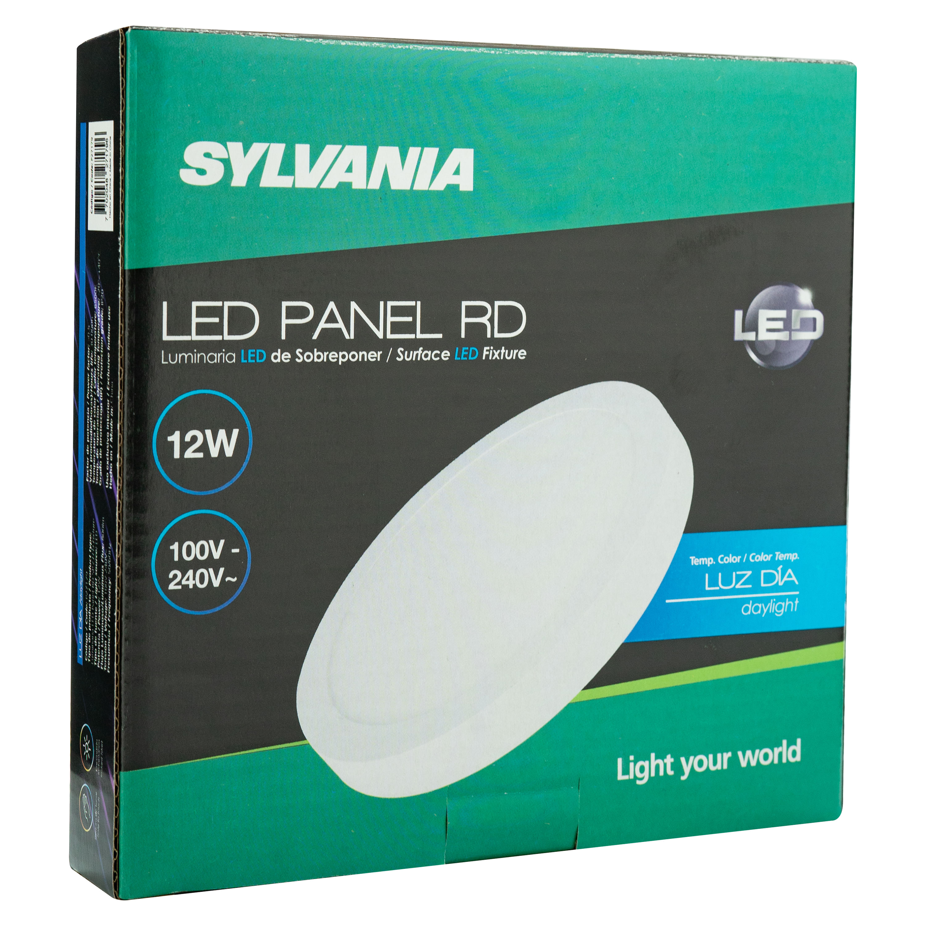 Comprar Panel Sylvania Led 12 watts Luz Blanca