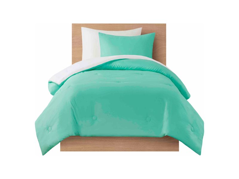 Edredon-Mainstays-2Piezas-Twin-Aqua-Blanco-1-17389