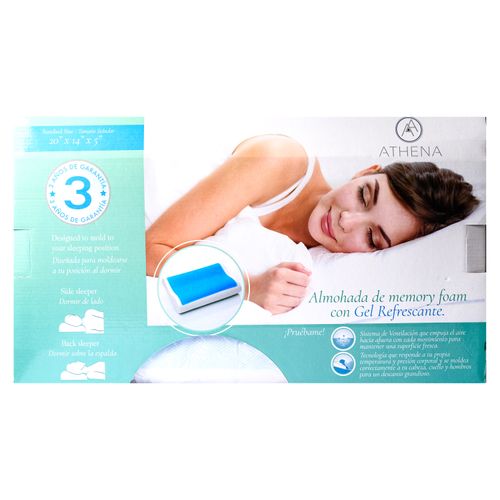 Almohada Athena Memory Home Con Gel