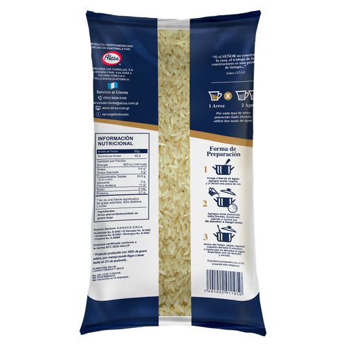 Arroz Gallo Dorado Precocido - 2270gr