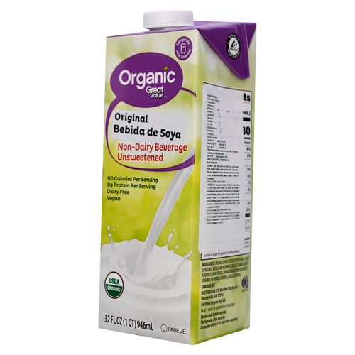 Bebida Vegetal Great Value De Soya - 946ml