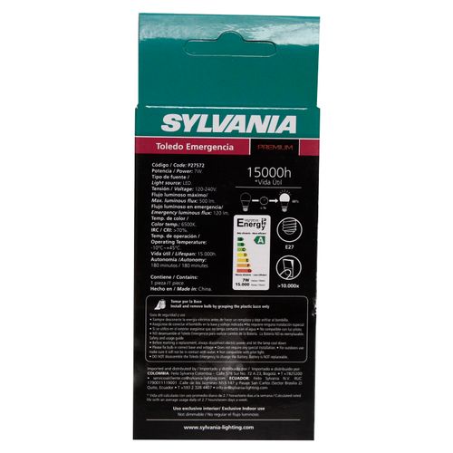 Bombillo Sylvania Led Emerg 7 watts