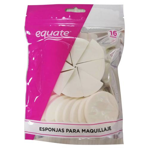 Esponja Equate Para Maquillaje 16pk