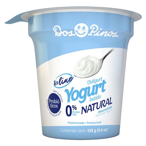 Yogurt Dos Pinos Batido Natu Inlin - 125gr