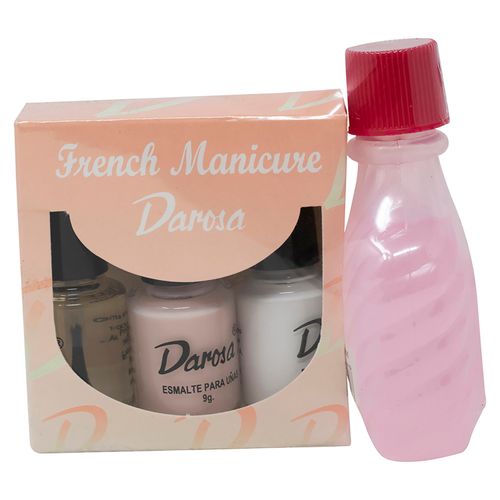Estuche Darosa Esmalte French Y Removedor