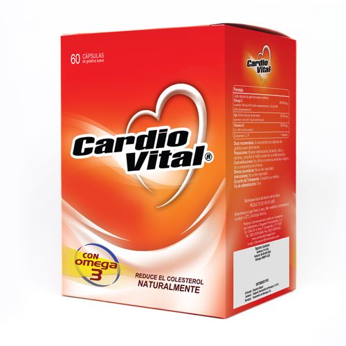 Cápsulas Cardiovital - 60 Unidades  -Precio indicado por Unidad-