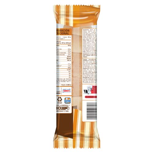 Panque Bimbo Bigote Dulce Leche - 60gr