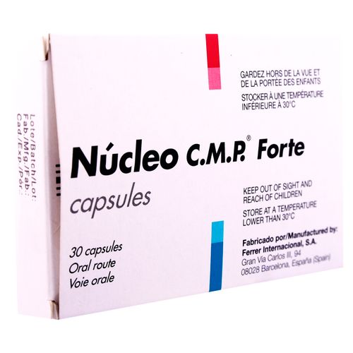 Capsulas De Nucleo C.M.P Forte -30 Unidades  -Precio indicado por Unidad-