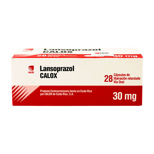 Lansoprazol De Calox 30mg- 28 Capsulas  -Precio indicado por Unidad-