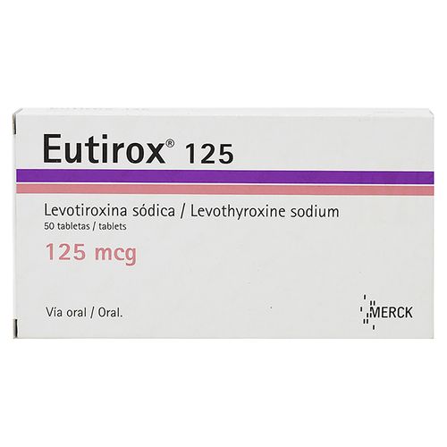 Eutirox 125Mg X50 Tabletas  -Precio indicado por Unidad-