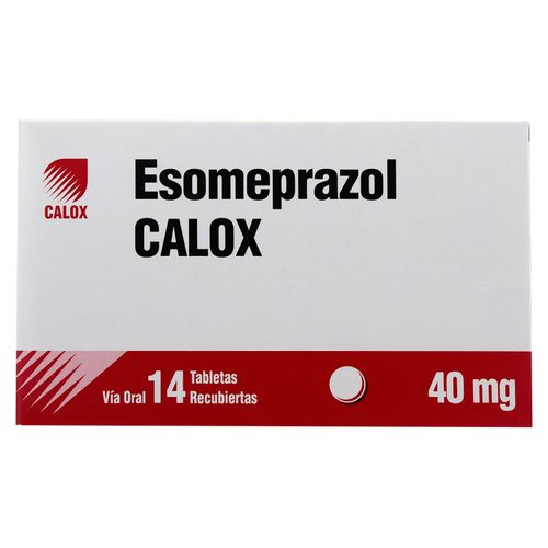 Esomeprazol De Calox 40mg -28 Tabletas  -Precio indicado por Unidad-