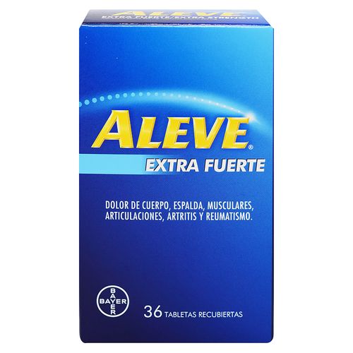 Analgésico Naproxeno Aleve 220 Mg 36 Tabletas  -Precio indicado por Unidad-