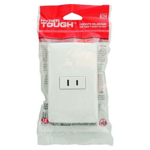 Contacto Hyper Tough Polarizado Con Placa Plastica