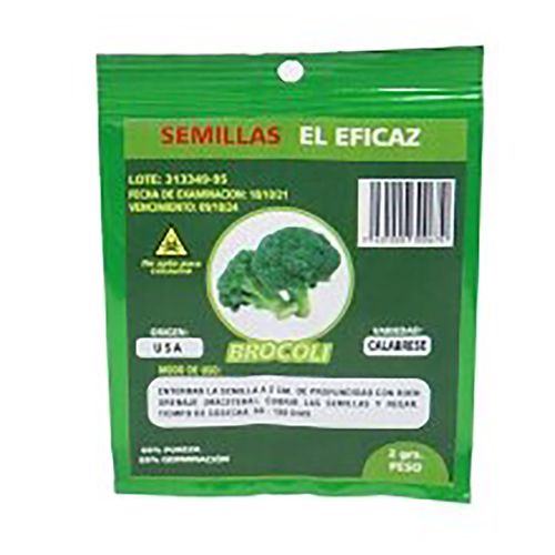 El Eficaz Semilla De Brocoli 2 Gramos