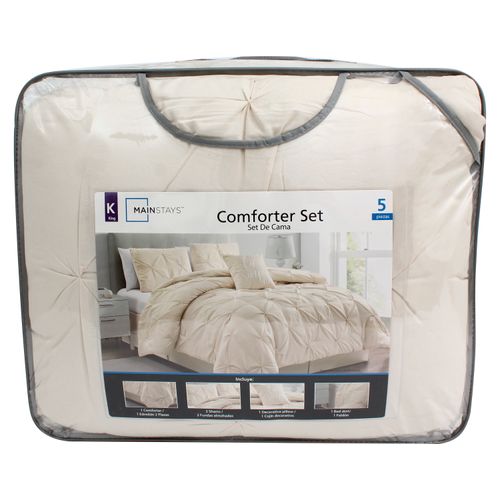 SetEdredón Pt Beige 5 Pzs King