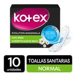 Toalla-Femenina-Kotex-Evolucion-Normal-Con-Alas-De-Manzanilla-10-Unidades-1-16691