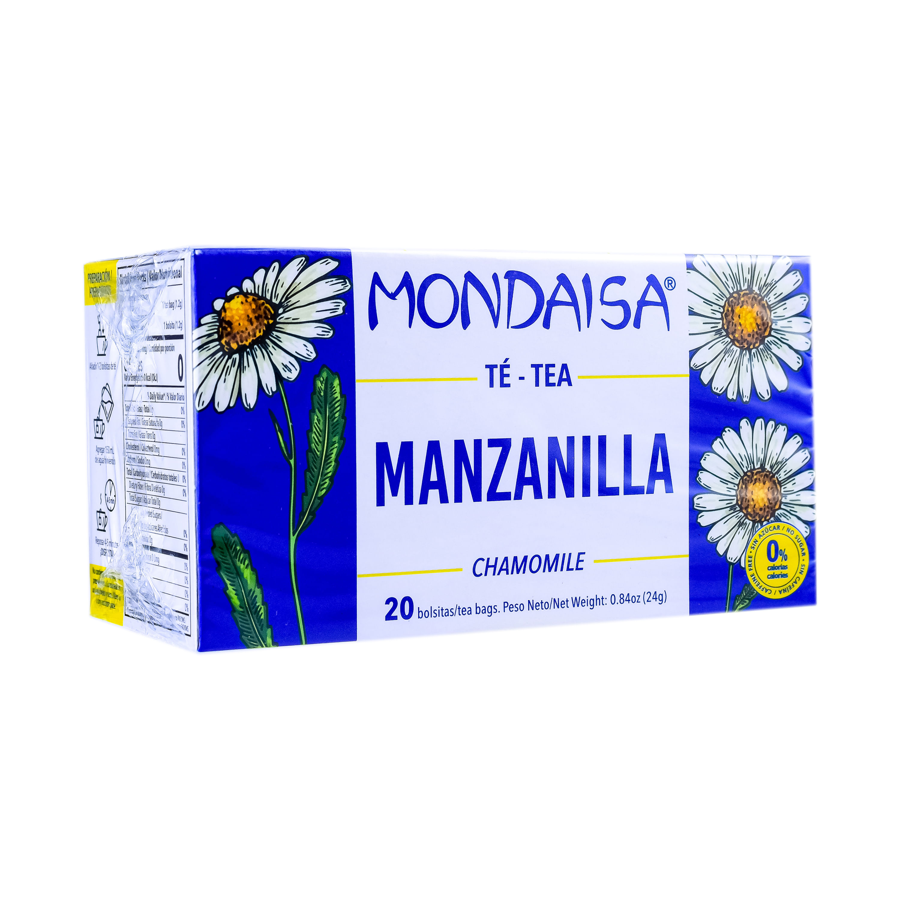 Manzanilla 20 grs y otras hierbas