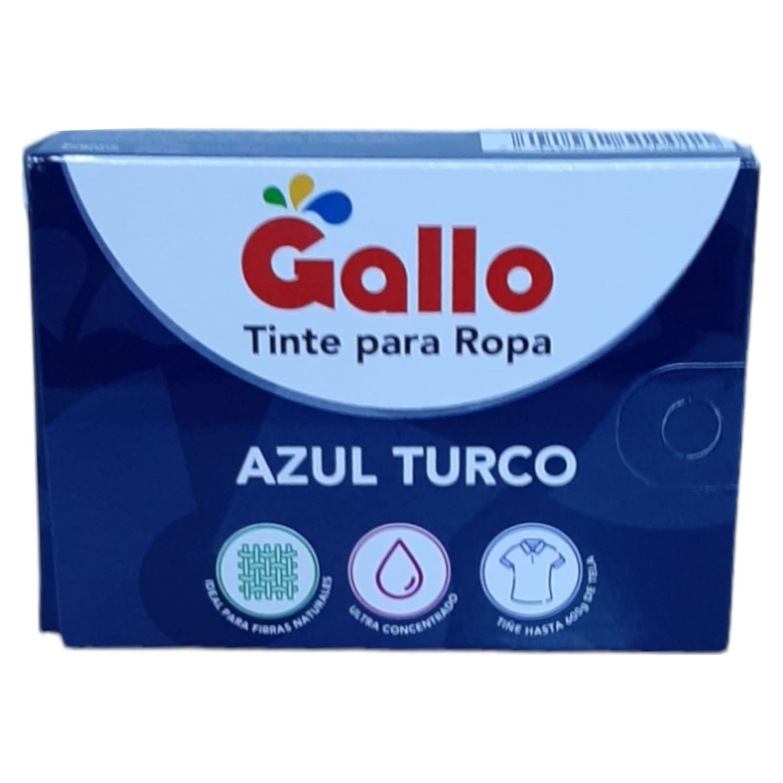 Comprar Tinte En Polvo Gallo Para Ropa Color Azul Turco - 15gr