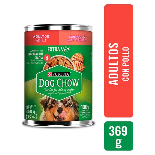 Alimento Húmedo Perro Adulto Purina Dog Chow Festival De Pollo - 369gr