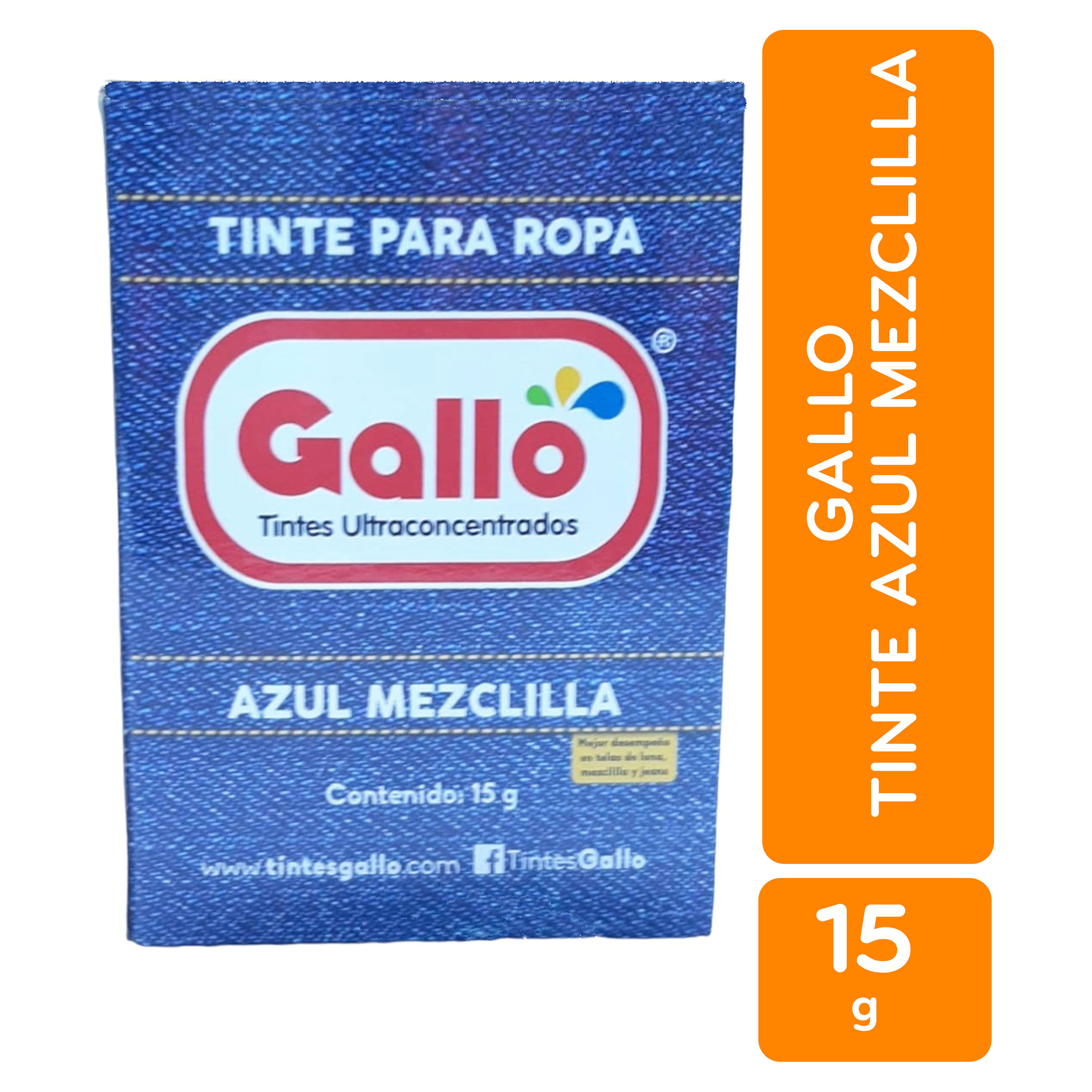 Tinte Para Ropa Gallo Azul Marino 15Gr – Acosa Honduras