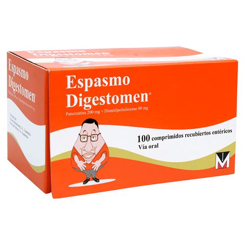 Comprimido Menarini Espasmo Digestomen 100 Tabletas  -Precio indicado por Unidad-