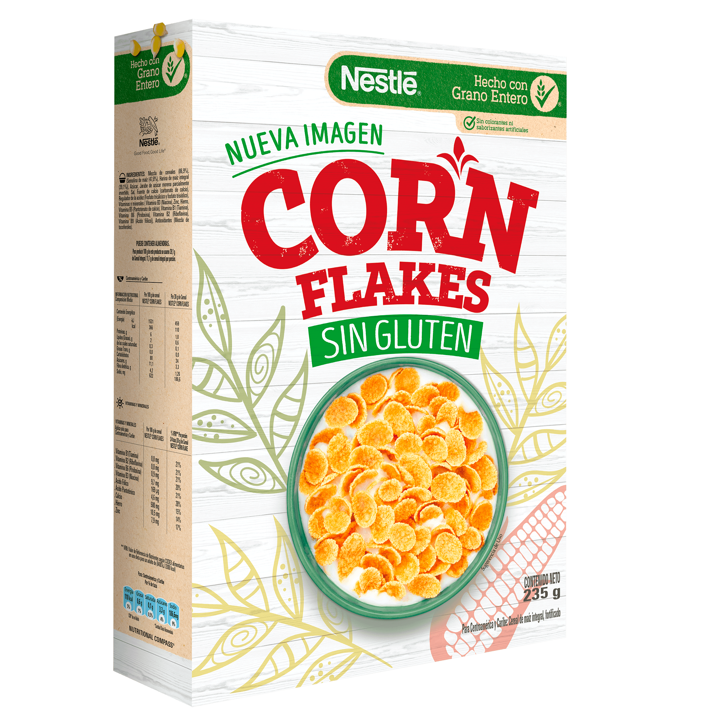 Cereales sin gluten choco corn flakes nestle 375g