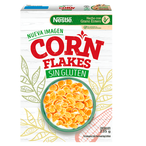 Cereal Nestle Corn Flakes Sin Gluten Caja -235gr