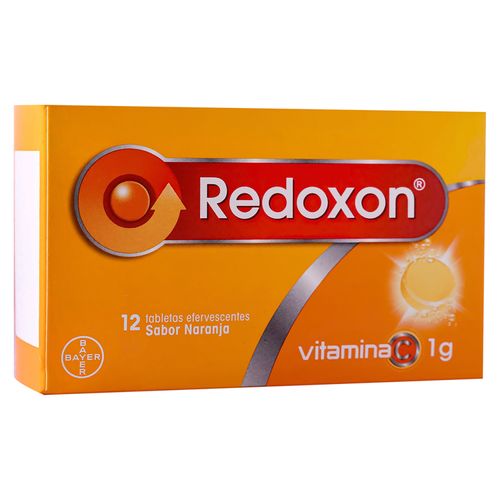 Tabletas Redoxon Sabor A Naranja 1gr- 36 Tabletas