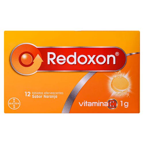 Tabletas Redoxon Sabor A Naranja 1gr- 36 Tabletas