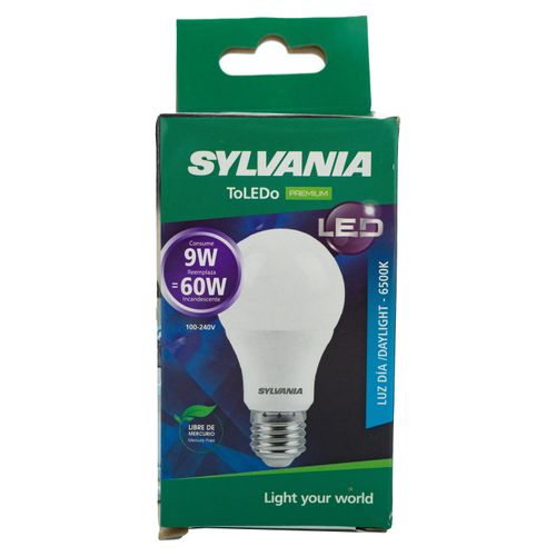 3Pack Bombillo Sylvania Led 9W Luz Blanca