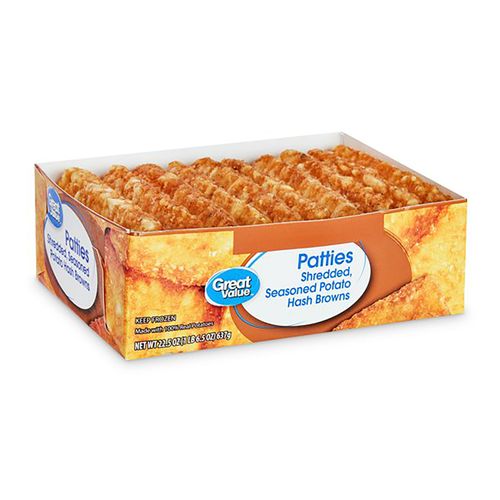 Patties Great Value Hash brown - 640 g
