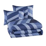 Edred-n-Mainstays-Dise-o-Seersucker-reversible-Tama-o-Full-Queen-3-Piezas-Color-Azul-Modelo-WMCE10-351-3-19281