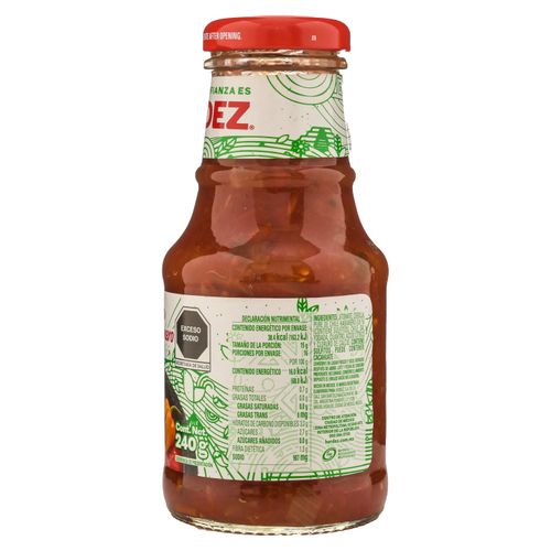 Salsa mexicana Herdez casera con habanero - 240 g