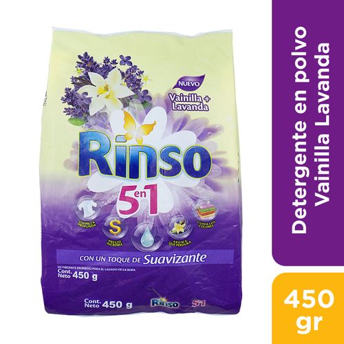 Deter Polvo Rinso Vainilla Lavanda 450Gr