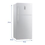Refrigeradora-No-Frost-Oster-425-Litros-15-Pies-Cubicos-Silver-2-Puertas-Luz-Led-Manija-Externa-Display-Exterior-Bandejas-De-Vidrio-Templado-4-12826