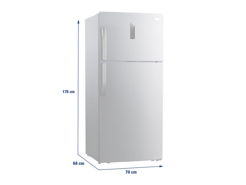 Refrigeradora-No-Frost-Oster-425-Litros-15-Pies-Cubicos-Silver-2-Puertas-Luz-Led-Manija-Externa-Display-Exterior-Bandejas-De-Vidrio-Templado-4-12826