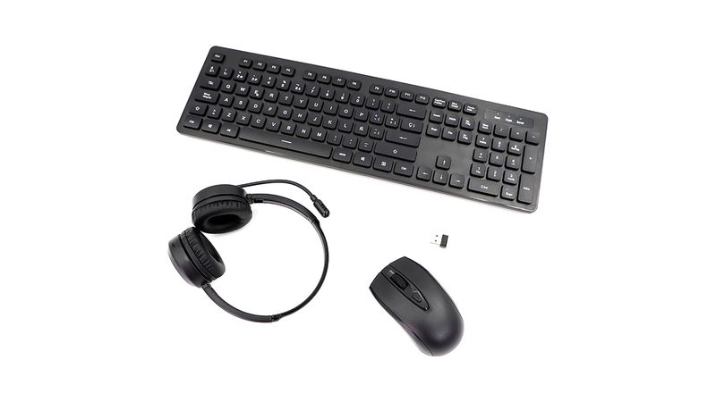 Kit de teclado y mouse inalambrico hotsell