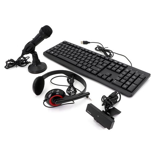 Kit Auri Teclado Webcam Durabrand 720P