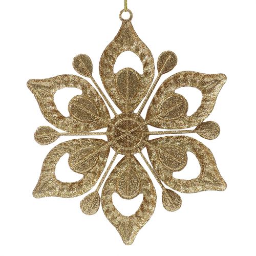Adorno Arbol Flor Dorada 13.5Cm Wm