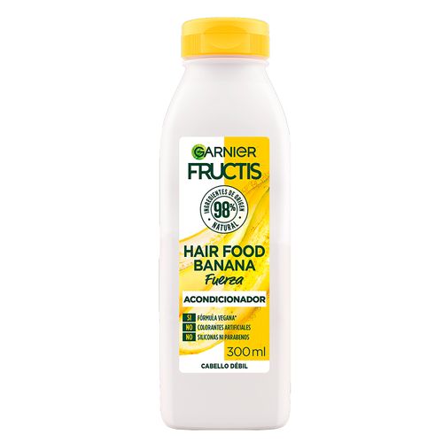 Acondicionador Garnier fructis hair food banana fuerza - 300 ml
